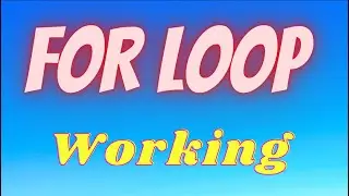 Working of For Loop in C | C full Course