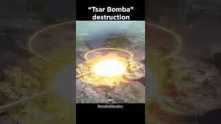 Tsar Bomba Destruction in perspective! ☢️🤯