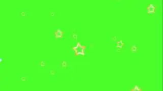 Animated Falling Stars Effect - Free Green Screen