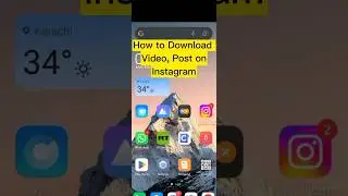 How to download any post video from Instagram!