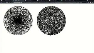 Uniform random dots distribution across a disc - the Maths behind