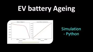 EV Battery - Calendar ageing simulation with Python | Pybamm