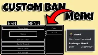 Easy Timed Ban Panel With Discord Webhooks | Roblox Studio