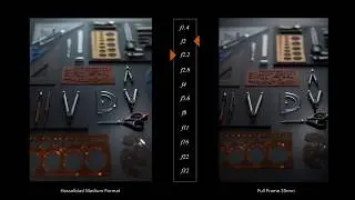 Medium Format Advantages,  Depth of Field Comparison