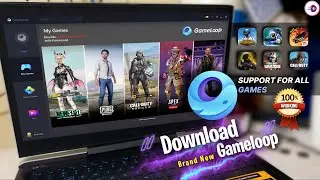 Download Brand New Gameloop Official Android Emulator!🤩 Fully Optimized For Low-End PC & Laptop