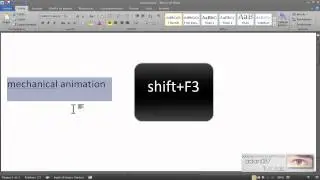 Word change from uppercase to lowercase and proper case