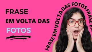 COMO ESCREVER FRASES EM VOLTA DAS SUAS FOTOS! NO CANVA!