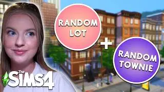 Renovating a RANDOM lot for a RANDOM townie in The Sims 4