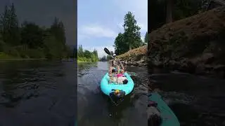 Milly's First River Float - Floating the River with my Dog 