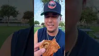 Jollibee’s adobo rice chicken skin wrap!!! 😱 
