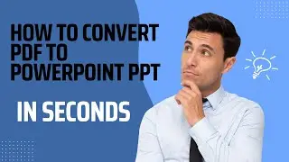 How to Convert PDF to Slides in Seconds | Step-by-Step Tutorial#ai #automation  #powerpointtricks