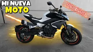 Mi NUEVA MOTO 😱 800NK CF MOTO una locura 💣