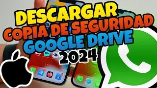 👉 Como DESCARGAR una COPIA de SEGURIDAD de WHATSAPP de GOOGLE DRIVE en IPHONE 🔥