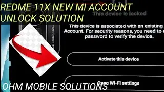 How To Mi Account Unlock 100% Working  Mi 11x Mi 11x pro  11x mi account remove Solution