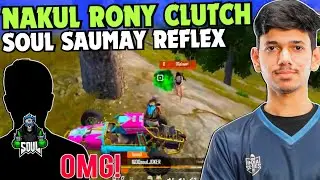 iQOOSouL Back To Back Wipe😳 SouL Saumay Reflex🤯 Nakul Quick 1v3🔥 Team SouL🚀