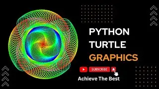 Best Python Turtle Graphics || VS Code || 