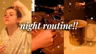 cozy night routine  🍂⭐️🎧🪐 (aesthetic, relaxing night vlog)