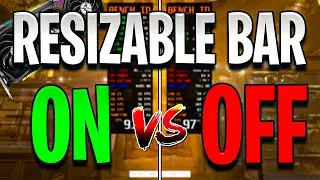 Resizable Bar Enable VS Disable || Benchmark 5 Games