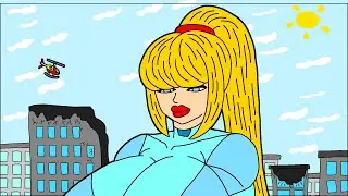 SAMUS GIANTESS MUSCLE GROWTH UNAWARE POV CITY MOMMY BUTT CRUSH