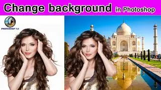 How to change background in Photoshop 7.0. Photoshop me background change kaise kare ?
