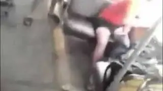 Drunk Russian falls out of bus