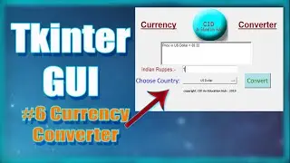 Currency Converter App using Python GUI Tkinter । Hindi।