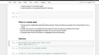 Unapply apply a custom aggregating function in pandas