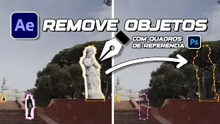 Como Remover Objetos do Vídeo com After Effects - Content Aware Fill + IA do Photoshop!