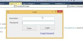 POS - Step By Step Create Login form - Keypress Events, dialogbox in c# - 03