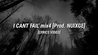 scarlxrd - I CANT FAIL' mix4 [LYRICS]