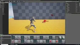 UE4 upper torso limb dismemberment initial stages