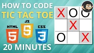 Code Tic Tac Toe Game in JavaScript HTML CSS