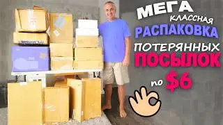 Весёлая распаковка! Находки на $1400 и многое дарим / Открываем потерянные посылки в США от Funny 4