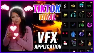 Tiktok Viral VFX Effect Application | Video Editing App || Neon Effect, Scribble Animation