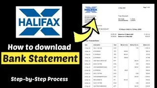 Download Halifax Statement | How to Download or Print your Bank Statements from Halifax PDF or CSV
