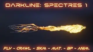 Darkline: the Spectre pack 1. a gorgeous character, monster, entity for #ue5 and up.