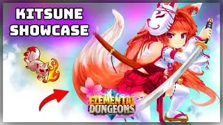 New Kitsune Mythical Element!! Full Complete Showcase! ( Roblox Elemental Dungeons )