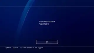 10 Ways To Fix PS4 error code WS-37469-9