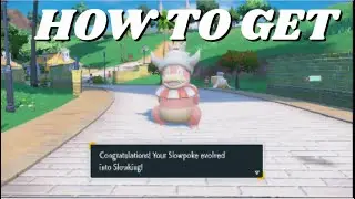 HOW TO EVOLVE SLOWPOKE INTO SLOWKING IN POKEMON SCARLET AND VIOLET!