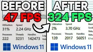🔧 WINDOWS 11: HOW TO OPTIMIZE PERFORMANCE FOR GAMING | BOOST FPS & FIX Stutters ✅