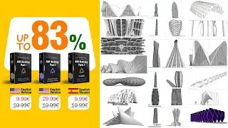 83% OFF of the English and Spanish versions of the AGR Sketchup Course Part 1, until June 18th
