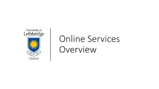 Online Services Overview