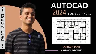 AutoCAD 2024 tutorial || Making a simple floor plan in AutoCAD 2024 || AutoCAD 2d drawing (2023)