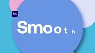 SMOOTH Text Scale Animation in After Effects