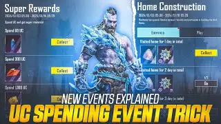 NEW UC SPENDING EVENT TRICK BGMI | HOME CONSTRUCTION EVENT | POPULARITY BATTLE EVENT