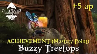Buzzy Treetops - Jumping Puzzle - Mastery Point - Achievement - Guild Wars 2: Janthir Wilds