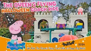 The Queen’s Flying Coach Ride | Halloween at PEPPA PIG WORLD (Nov 2024) [4K]