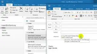 How to forward mail as attachment in Outlook