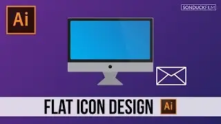 Flat Icon Design for Motion Graphics & Graphic Artists - Adobe Illustrator Tutorial