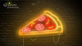 Pizza Neon Lights Animation in After Effects | AE CC 2021